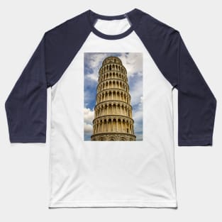 Leaning Tower of Pisa Baseball T-Shirt